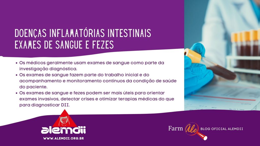 Exames De Sangue E Fezes Como Parte Da Investigação Diagnóstica Das Doenças Inflamatórias 