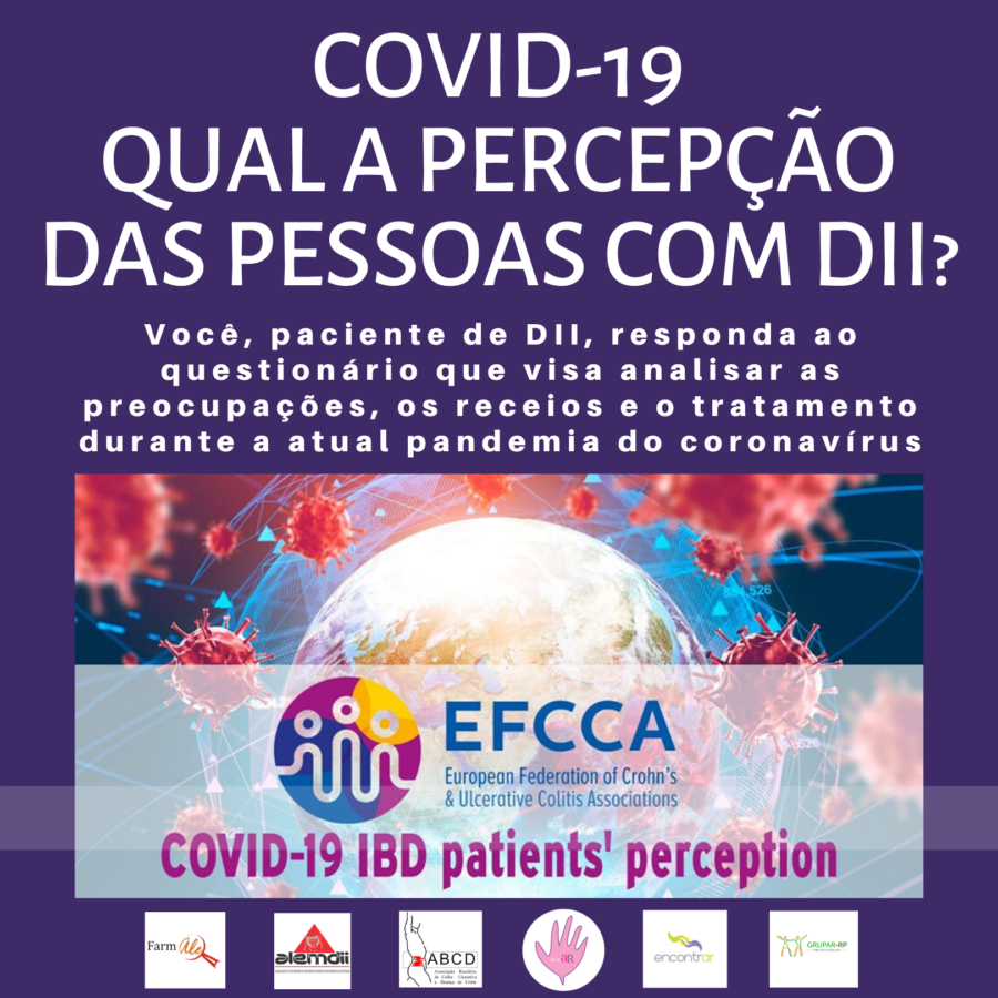 Covid-19 – Qual a percepção das pessoas com DII?