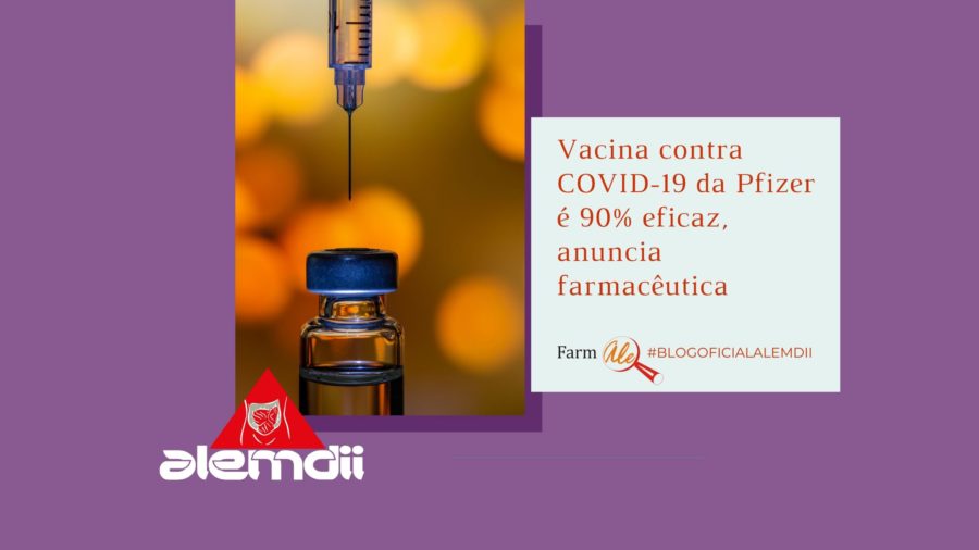 Vacina contra COVID-19 da Pfizer é 90% eficaz, anuncia farmacêutica