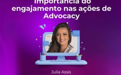 Júlia Assis será nossa Professora hoje no Navegador ALEMDII 4.0 com o tema: Importância do engajamento nas ações de Advocacy